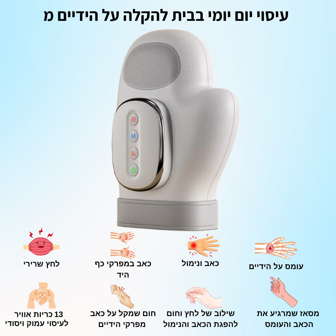 מכשיר עיסוי להפגת כאב ונוקשות - ™TheraHand