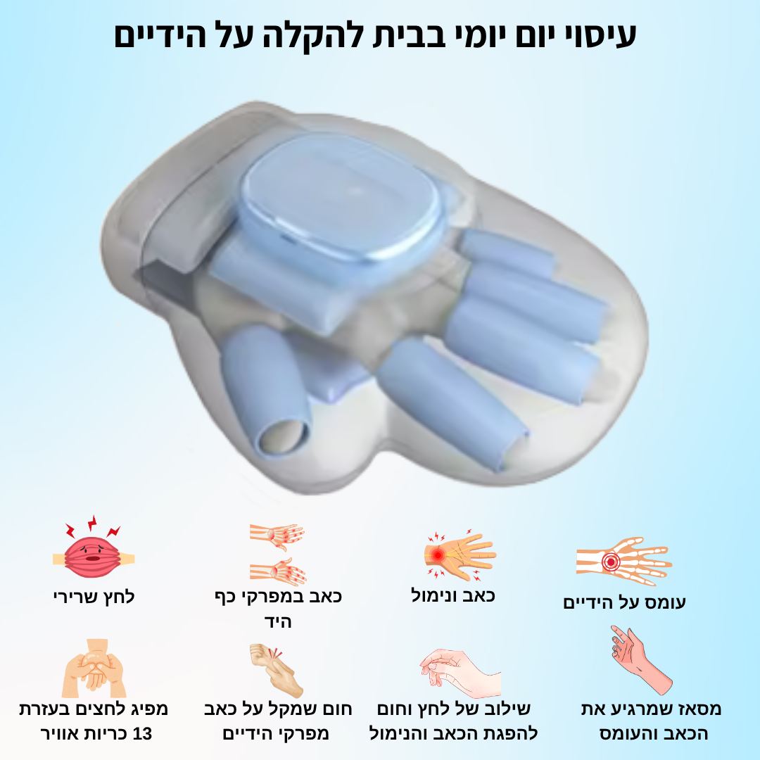 מכשיר עיסוי להפגת כאב ונוקשות - ™TheraHand