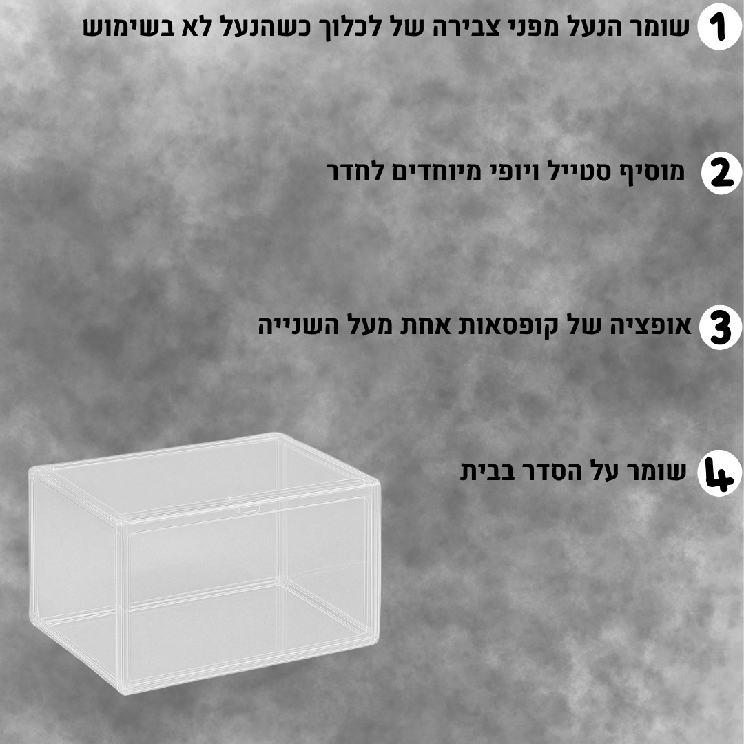 קופסא לאחסון נעליים מבית zenovers