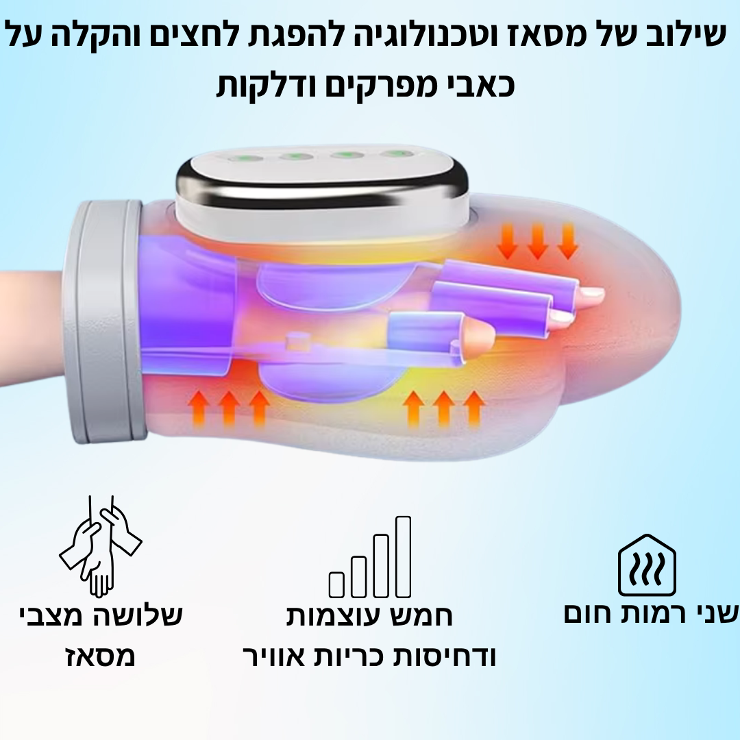 מכשיר עיסוי להפגת כאב ונוקשות - ™TheraHand